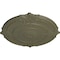 Ekena Millwork Attica Ceiling Medallion (Fits Canopies up to 3 3/4"), 39 1/2"OD x 2 1/2"P, Spartan Stone CM39ATSSF - alternate 3
